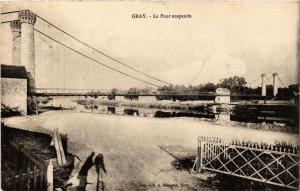 CPA GRAY - Le Pont Suspendu (636607)