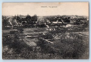 Chagny Saône-et-Loire Bourgogne-Franche-Comté France Postcard General View c1910