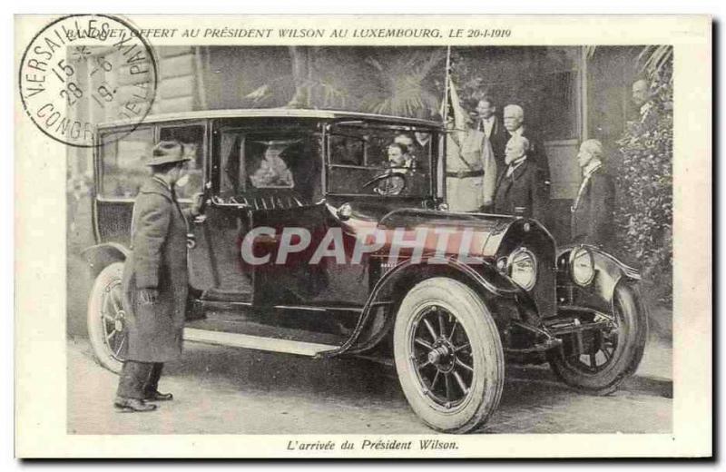 REPRO Banouet Offert Au President Wilson Au Luxembourg L'Arrivee du Presdient Wi