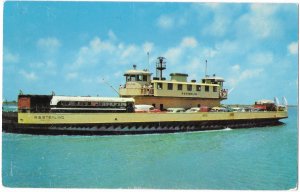 Ferry Boat Connecting Galveston to Highway 87 Texas Highway Department