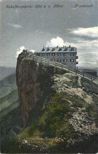 Mountaineering Austria Schafbergspitze Hotel Mondnacht 1907