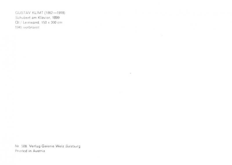 Schubert am Klavier - Gustav Klimt
