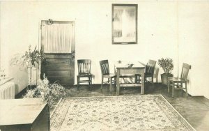 Arts Crafts Furniture Interior C-1910 RPPC Photo Postcard 20-521