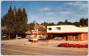 MONTROSE, Colorado CO   Roadside THE WESTERN MOTEL Highway 50 ca 1950s  Postcard