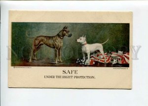 3156462 GREAT DANE Propaganda SOCIAL ADVERTISING Flag Vintage