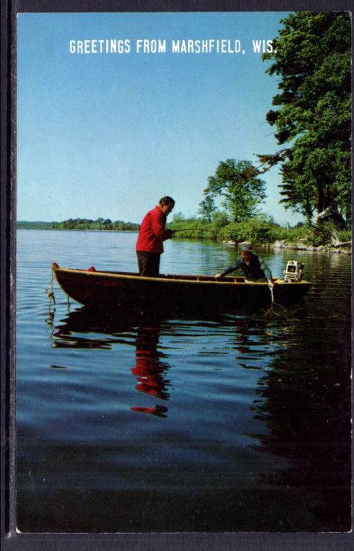 Greetings From Marshfield,WI,Fisherman