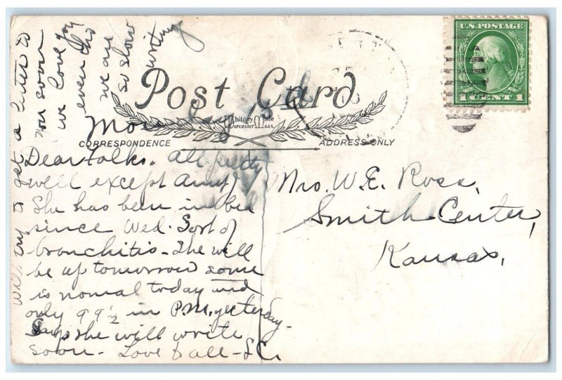 c1910's Children Playing Blindfolded Just Waiting To Be Caught Embossed Postcard