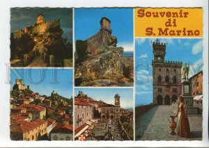 441081 San Marino 1983 multi-views cancellation RPPC to Germany advertising