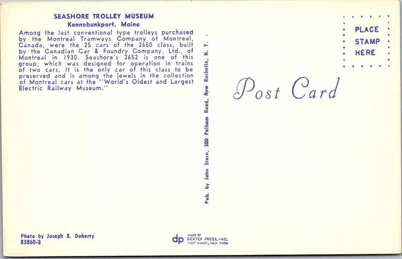 Postcard MUSEUM SCENE Kennebunkport Maine ME AO2046