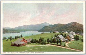 Lake Placid New York NY, From Stevens House, Adirondack Mountain View, Postcard