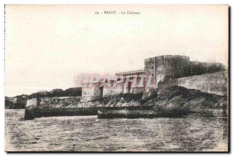 Old Postcard Brest Le Chateau