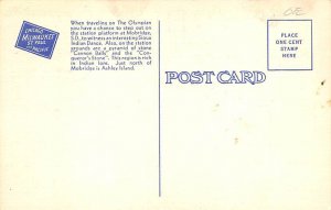 Indian ceremonial dance Mobridge SD Postcard