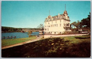 Vtg East Haddam Connecticut CT Goodspeed Opera House Iron Bridge 1960s Postcard