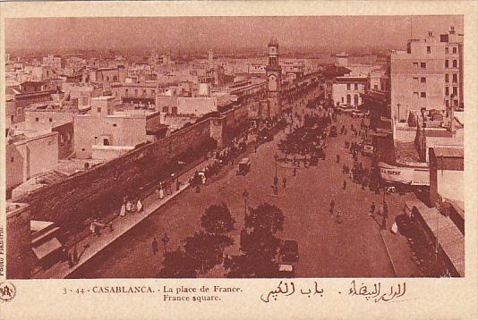 Morocco Casablanca La place de France