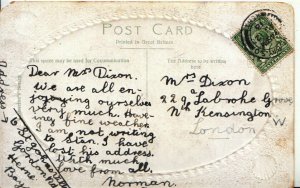Genealogy Postcard - Dixon - Labroke Grove - Kensington - London - Ref 5358A
