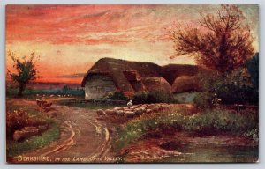 Tuck~Berkshire In The Lambourne Valley~Vintage Postcard