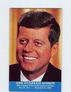 Postcard John Fitzgerald Kennedy, 35th President of the United States of America