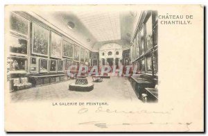 Old Postcard Chantilly Castle Painting Gallery