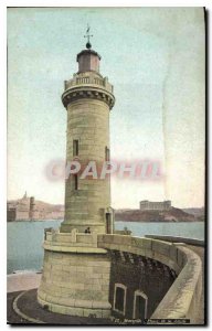 Old Postcard Marseille Lighthouse Joliette