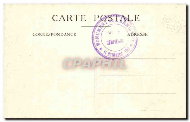 Old Postcard Army Signature of Armistice Vanselow Weygand Foch