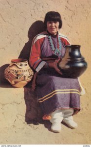 Maria , The Indian Pottery Maker , 1950-60s ; New Mexico