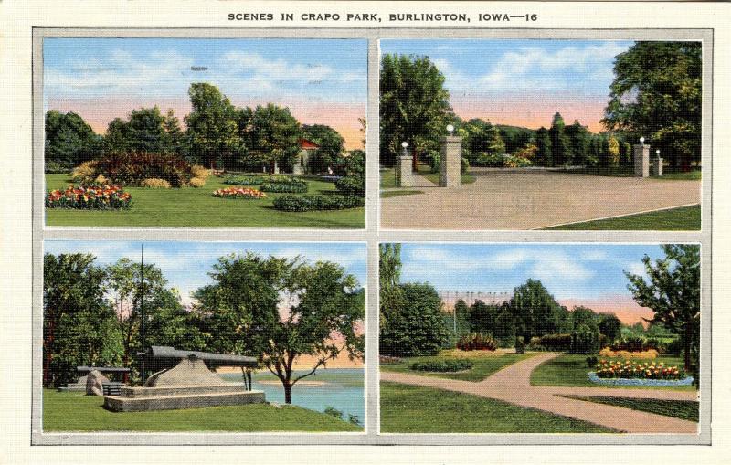 IA - Burlington. Crapo Park, Multi-View