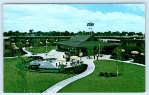 GALESBURG, Illinois IL ~ Roadside SHERATON MOTOR INN c1960s Knox County Postcard