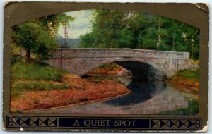 M-35561 A Quiet Spot Franklin Bridge Forest Park St Louis Missouri