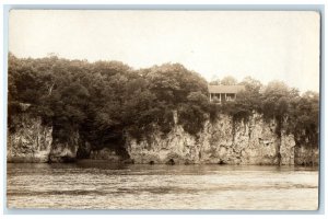 c1910's Palisades House On Top Cedar Rapids Iowa IA RPPC Photo Antique Postcard