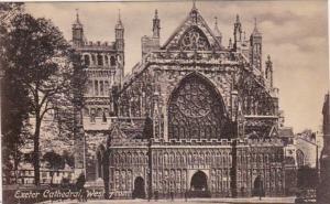England Exeter Cathedral West Front