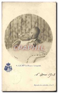 Old Postcard HRH Prince Leopold Belgium