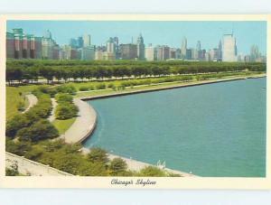 Unused Pre-1980 PANORAMIC VIEW Chicago Illinois IL hp3662