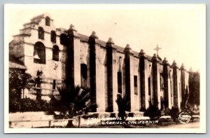 RPPC Vintage California  Postcard - San Gabriel Mission - San Gabriel