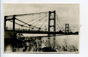 424078 Argentina Santa Fe Puente sobre la Laguna Setubal Vintage photo postcard