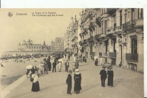 Belgium Postcard - Ostende - The Esplanade and The Kursaal - Ref 14827A
