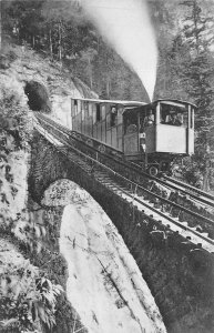 PILATUS BAHN WALFORT VIADUCT SWITZERLAND TRAIN RAILROAD POSTCARD (c. 1910)