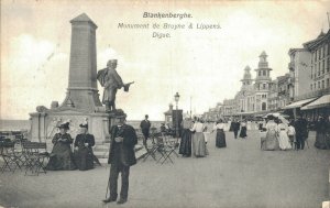 Belgium Blankenberge Monument de Bruyne Lippens Dique 06.79