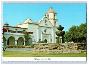 Cartão postal antigo Mission San Luis Rey #AE-