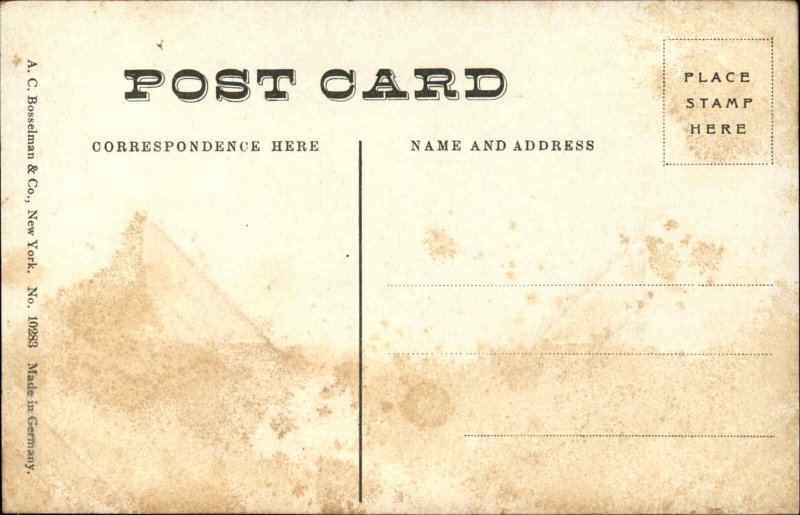 Rocky Point RI Amusement Park Ferris Wheel c1910 Postcard