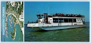 SARASOTA, Florida FL ~ Advertising LeBARGE SIGHTSEEING CRUISE  4x9 Postcard