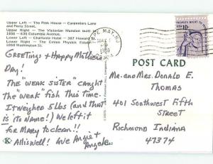 Pre-1980 FOUR VIEWS ON ONE POSTCARD Cape May New Jersey NJ hn5661