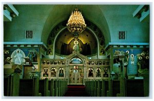 c1960 St. Demetrios Greek Orthodox Church Waukegan Illinois IL Vintage Postcard