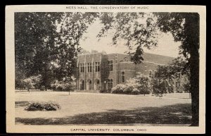 Vintage Postcard 1930's Capital University, Mess Hall, Columbus, Ohio (OH)