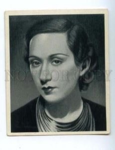 145309 Viola BOEHM MOVIE actress Old CIGARETTE card GOLD SABA