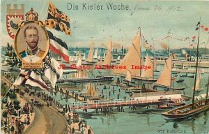 Germany, Kiel, Die Kieler Woche, Sailing Ships, Regatta, Prussia Prince Heinrich