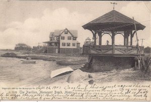 Bourne MA, Monument Beach, Buzzards Bay, 1905, Boats, Rotograph A7378, Cape Cod