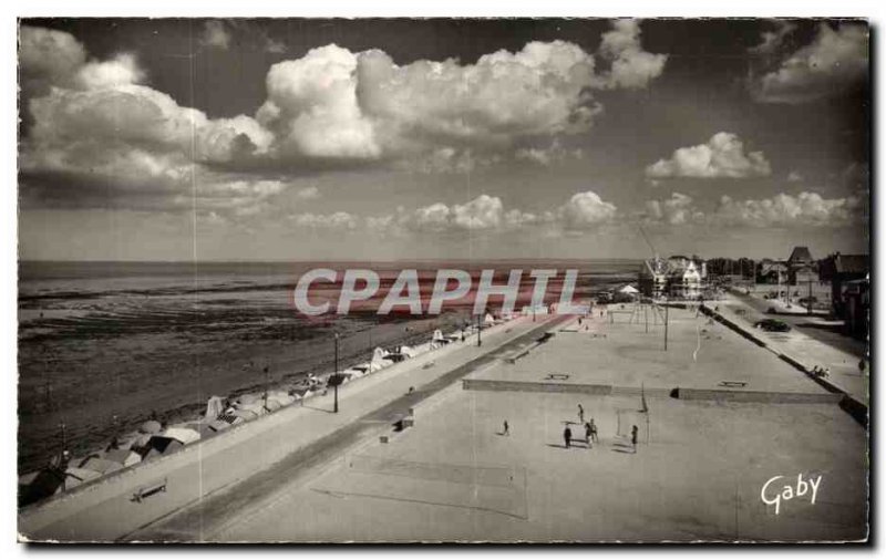 Old Postcard Langrune Sur Mer (Calvados) Volleyball Volleyball