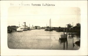 Cuba Isle of Pines Puerto Nueva Gerona Real Photo Postcard