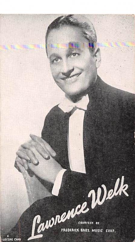 Lawrence Welk Non Postcard Backing Unused 