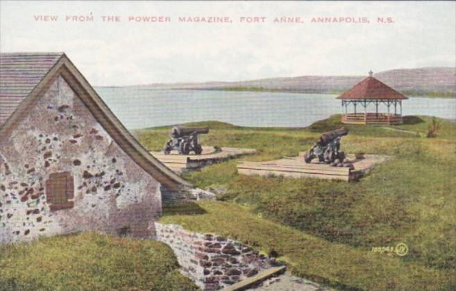 Canada Annapolis View from The Powder Magazine Fort Anne